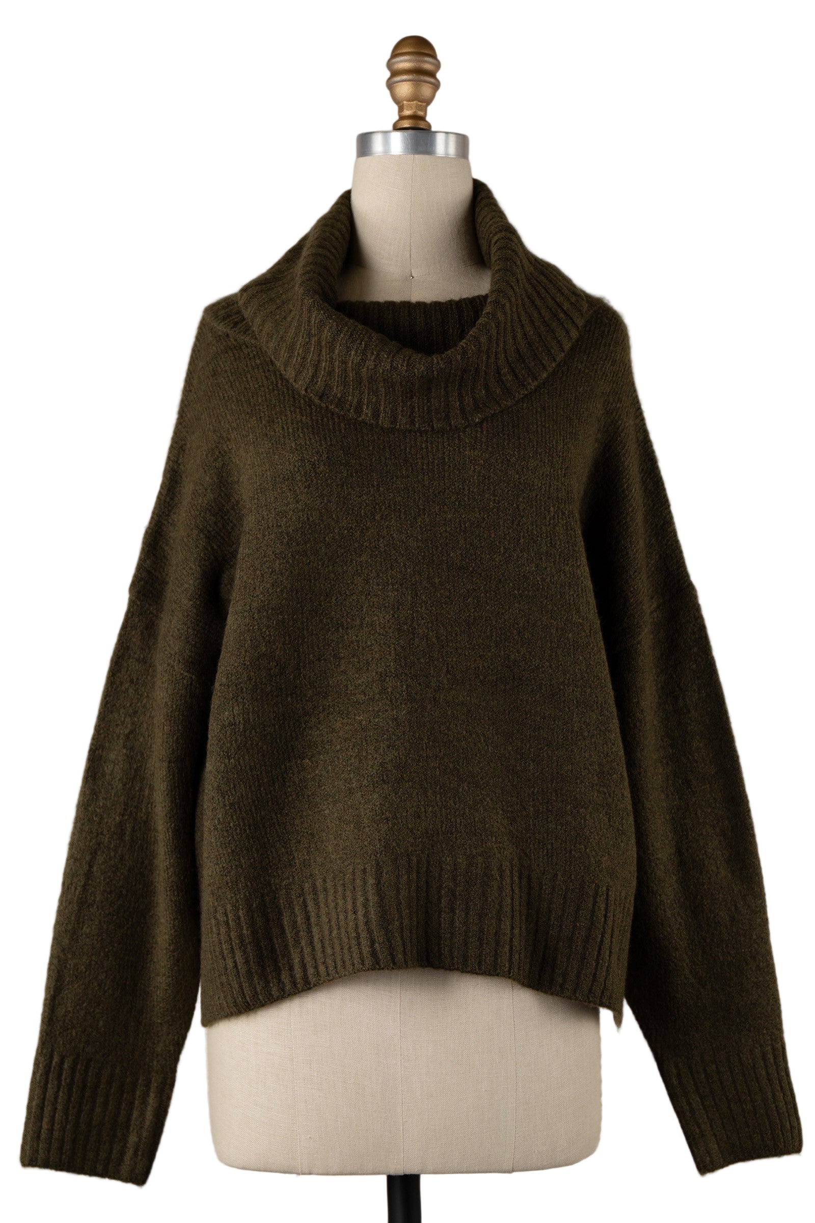Miracle Chunky Cowl Neck Sweater - 606River