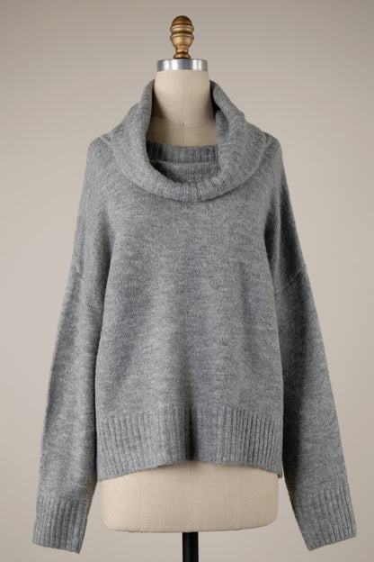 Miracle Chunky Cowl Neck Sweater - 606River
