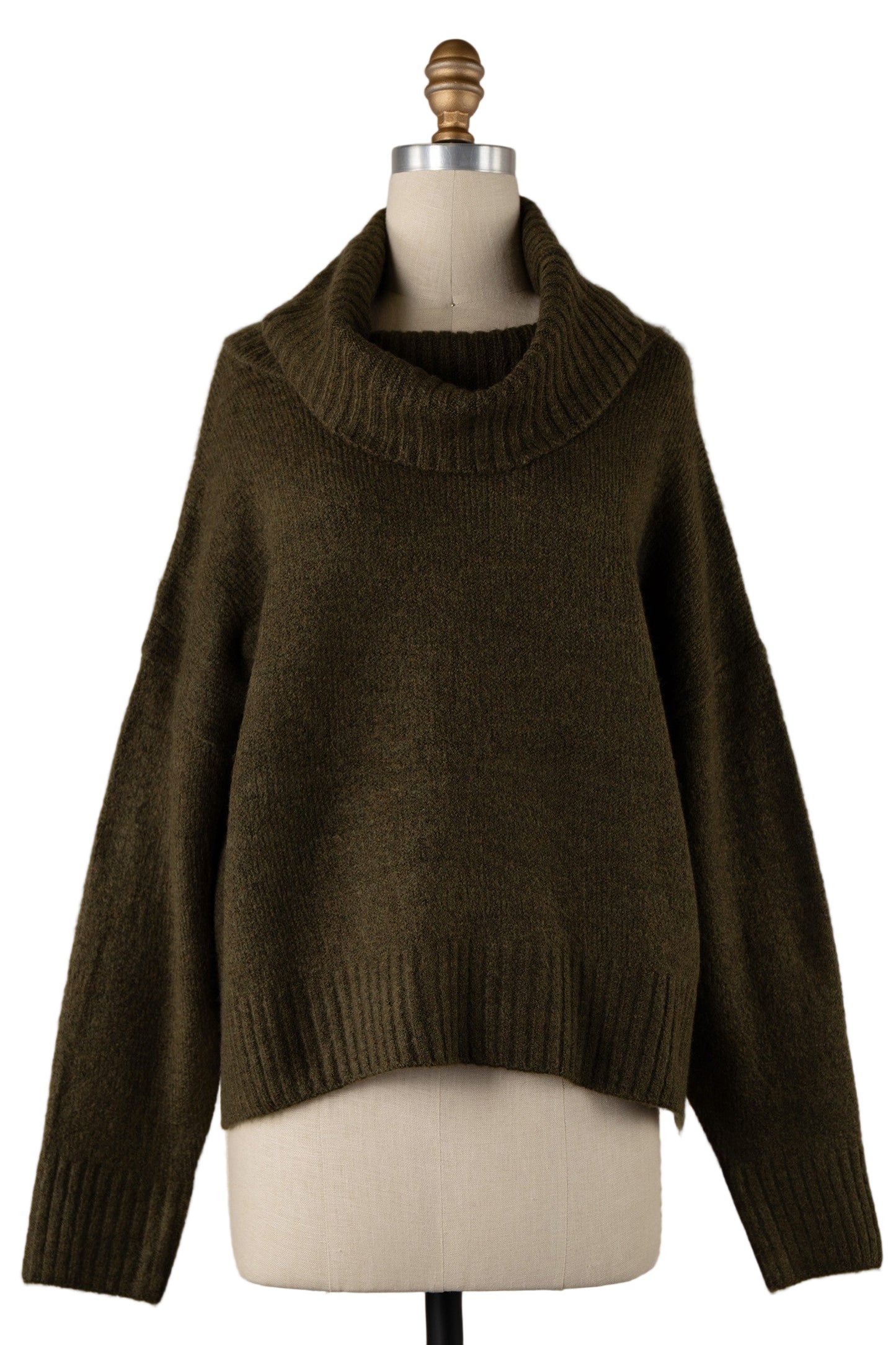 Miracle Chunky Cowl Neck Sweater - 606River