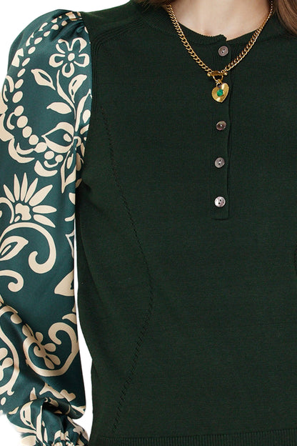 Hunter Green Soft Knit Sweater - 606River