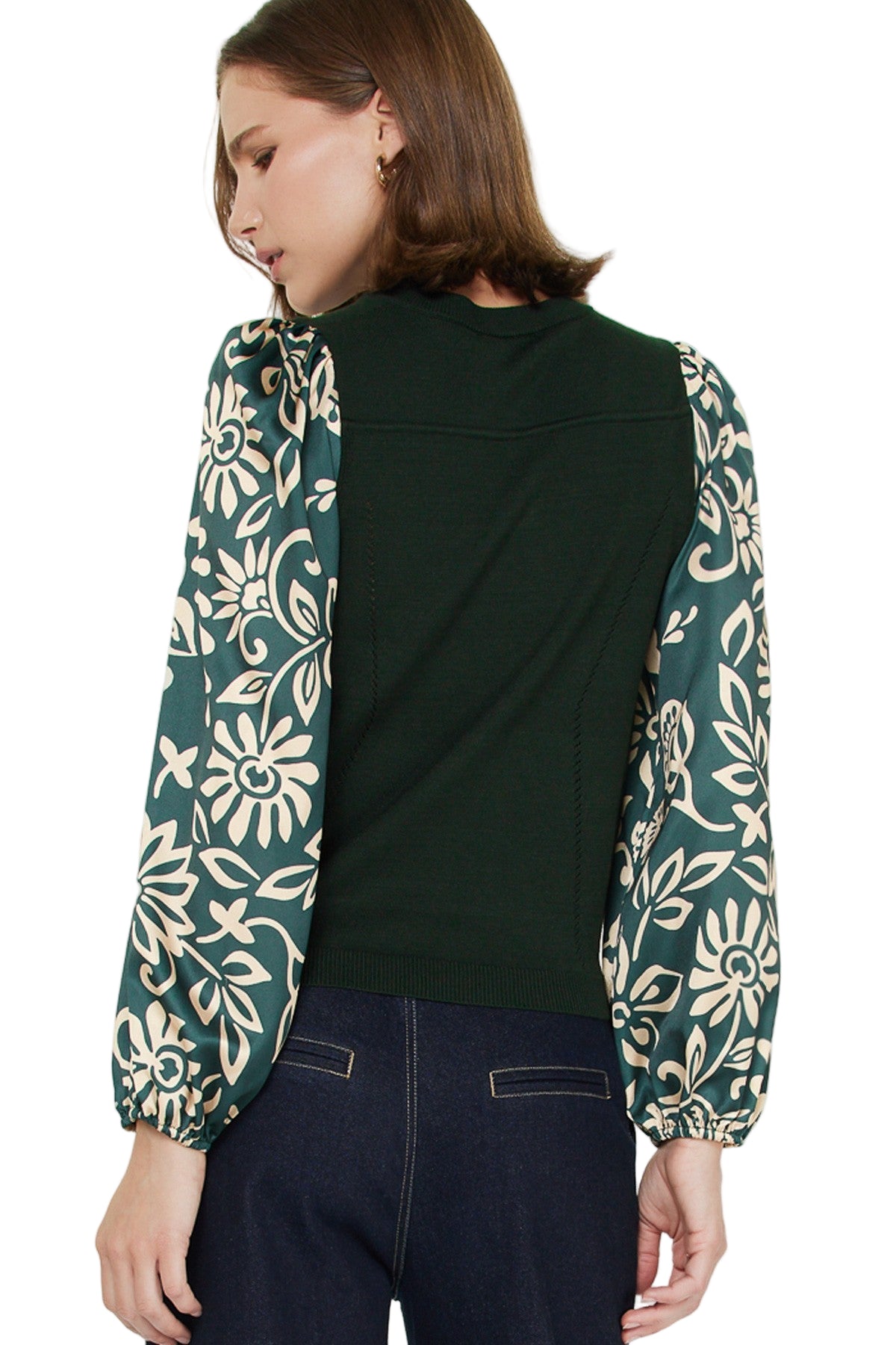 Hunter Green Soft Knit Sweater - 606River