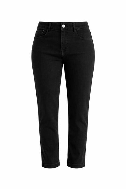 Black Crop Audrey Denim Jeans