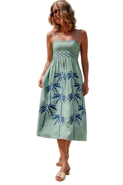 Boho Palm Tree Dress - 606River