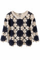 Charlie B Navy Natural Crochet Top - 606River