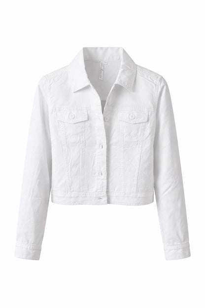 White Tencel Jacket by Lulu B - 606River