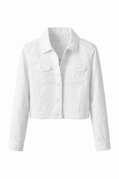 White Tencel Jacket by Lulu B – 606River