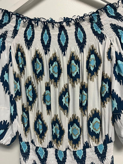 Skemo Ikat Dye Aloha Short Dress - 606River