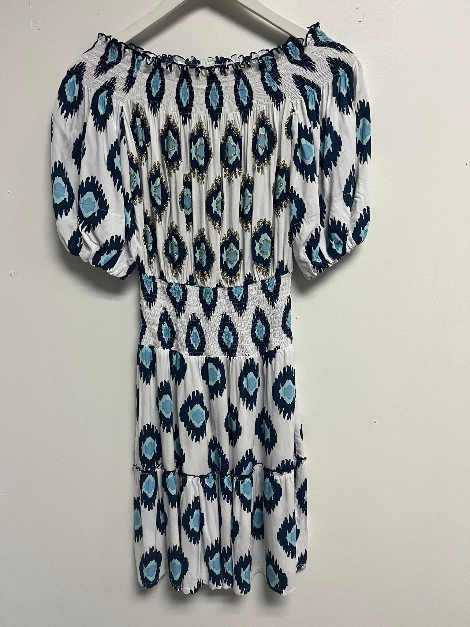 Skemo Ikat Dye Aloha Short Dress - 606River