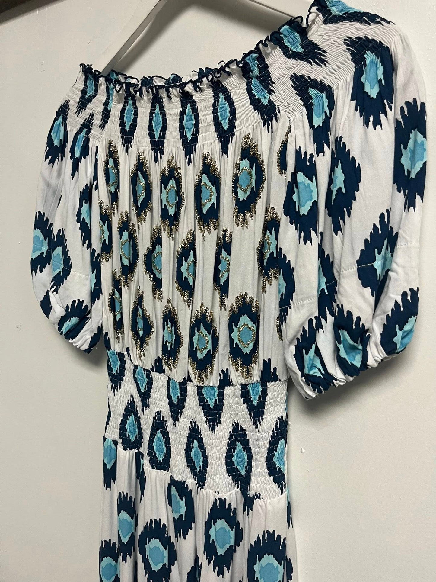 Skemo Ikat Dye Aloha Short Dress - 606River