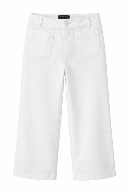 White Crop Stretch Pant by APNY - 606River