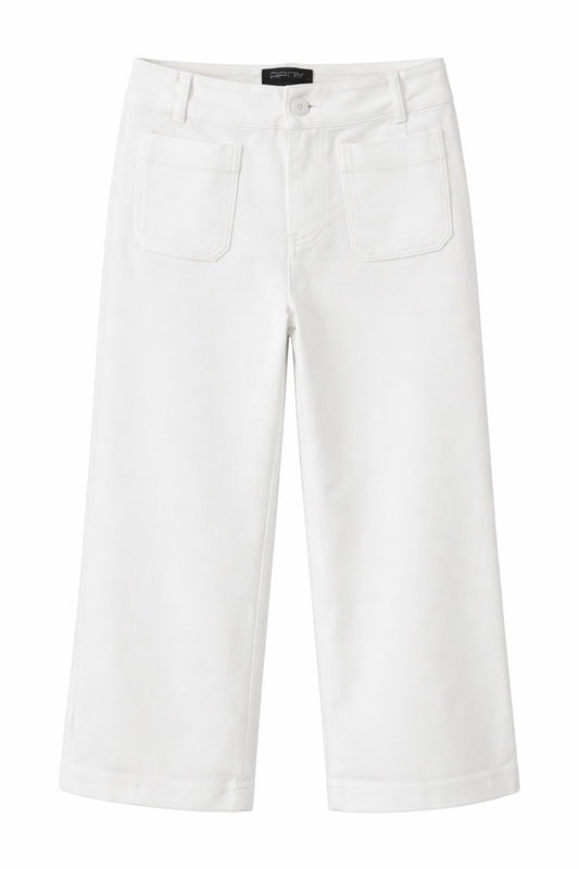 White Crop Stretch Pant by APNY - 606River