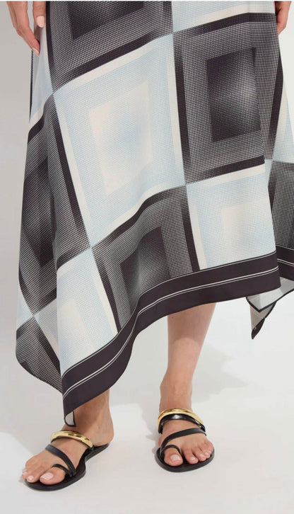 Sarai Asymmetric Handerchief Dress By Lysee - 606River