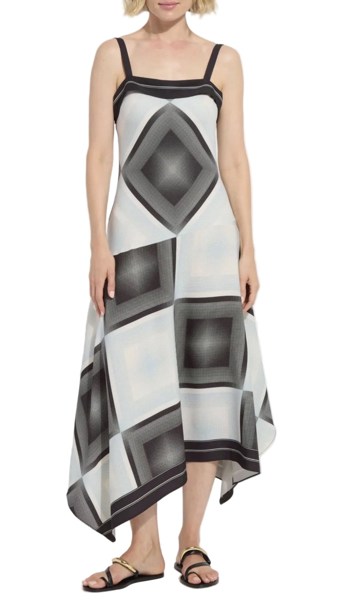 Sarai Asymmetric Handerchief Dress By Lysee - 606River