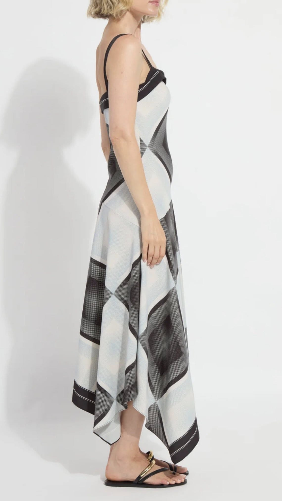 Sarai Asymmetric Handerchief Dress By Lysee - 606River