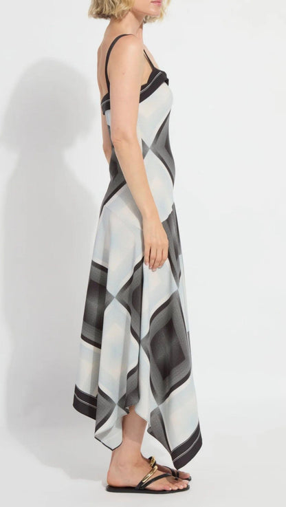 Sarai Asymmetric Handerchief Dress By Lysee - 606River