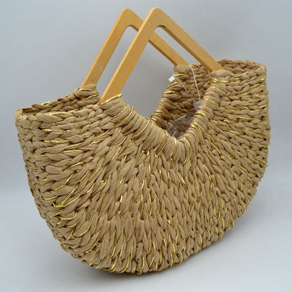 Natural Straw Summer Bag #658