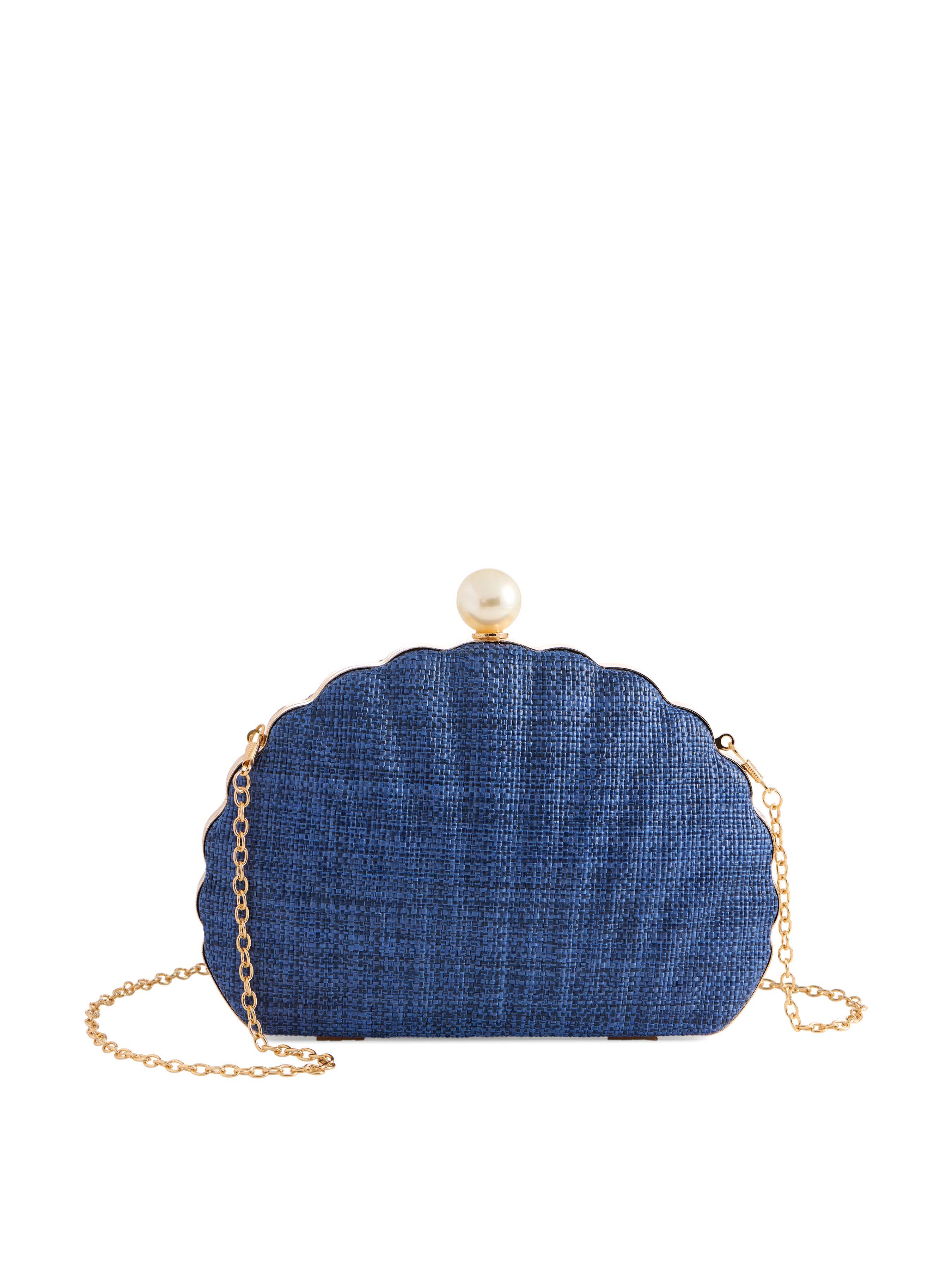 Navy Shell Handbag - 606River