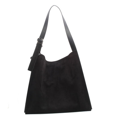 Large Vegan Suede Hobo Bag