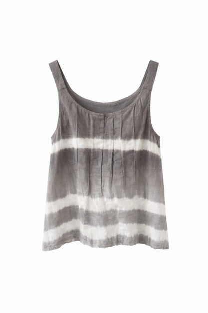 Linen Cotton Pintuck Tank Top - 606River