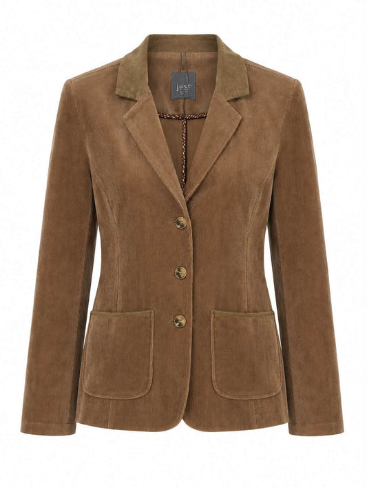 Tilda Corduroy Toffee Blazer By Lysse