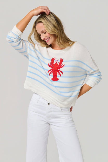 LOBSTER RELAXED FASHION FIT SWEATER - 606River