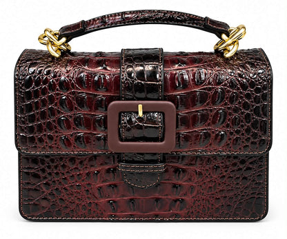 Embossed Vegan Leather Luxury Style Bag