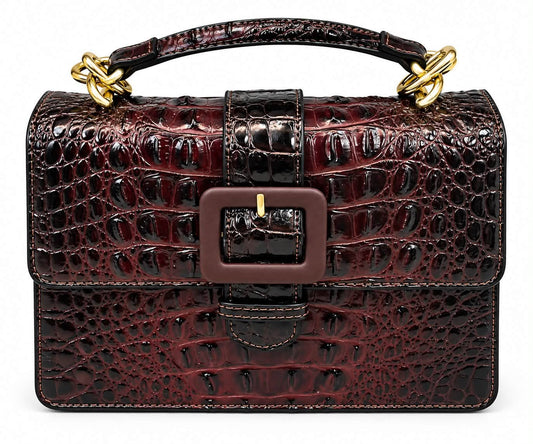 Embossed Vegan Leather Luxury Style Bag
