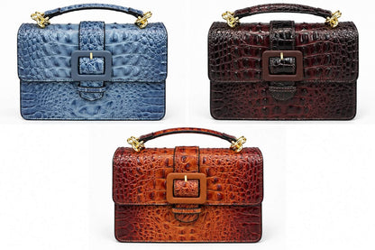Embossed Vegan Leather Luxury Style Bag