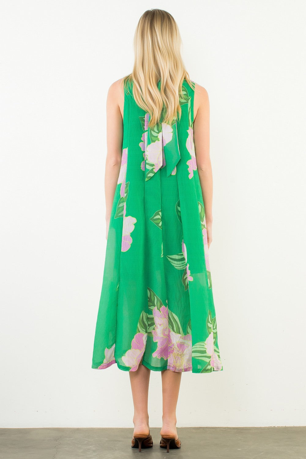 JH2249 THML Green Floral Dress - 606River
