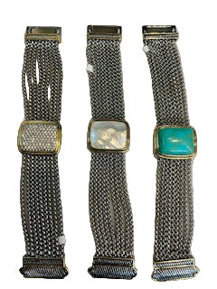 Two Tone Multi Strand Bracelet