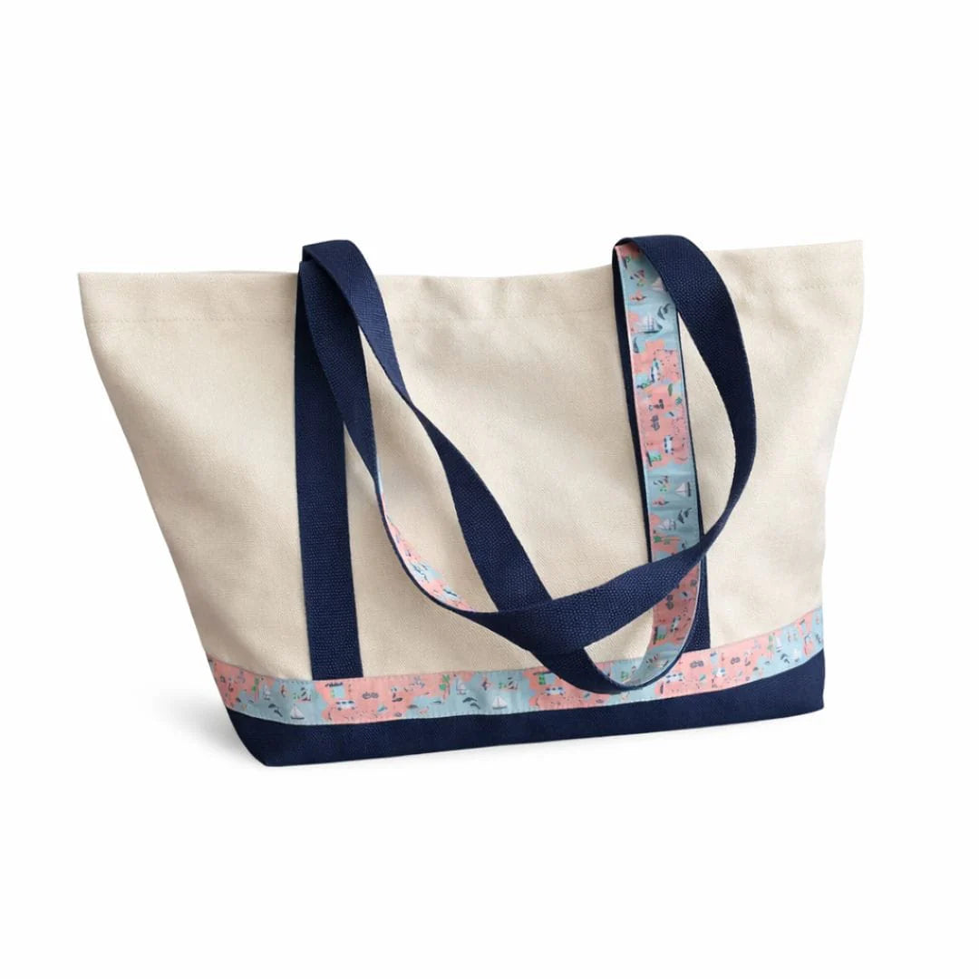 CANVAS TOTE BAG- BYTHE SHORE - 606River