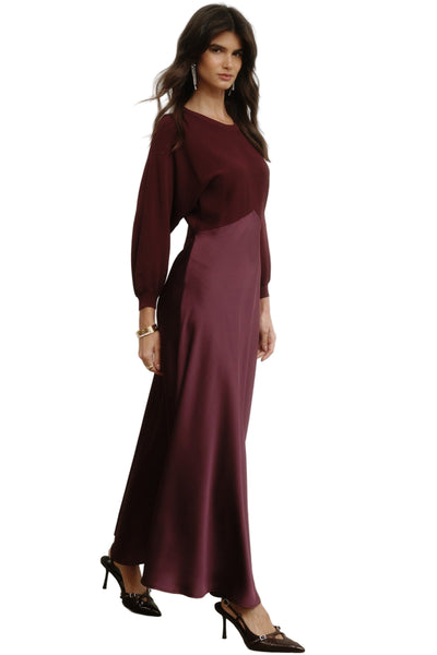 Current Air Satin Evening Dress