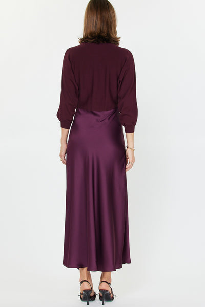 Current Air Satin Evening Dress