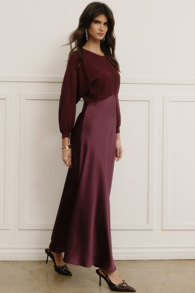 Current Air Satin Evening Dress