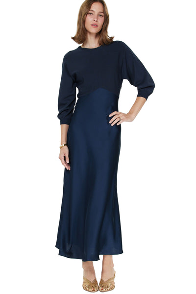 Current Air Satin Evening Dress