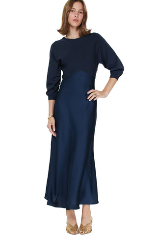 Current Air Satin Evening Dress