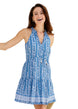 Blue Cotton Harbor Sleeveless Dress - 606River