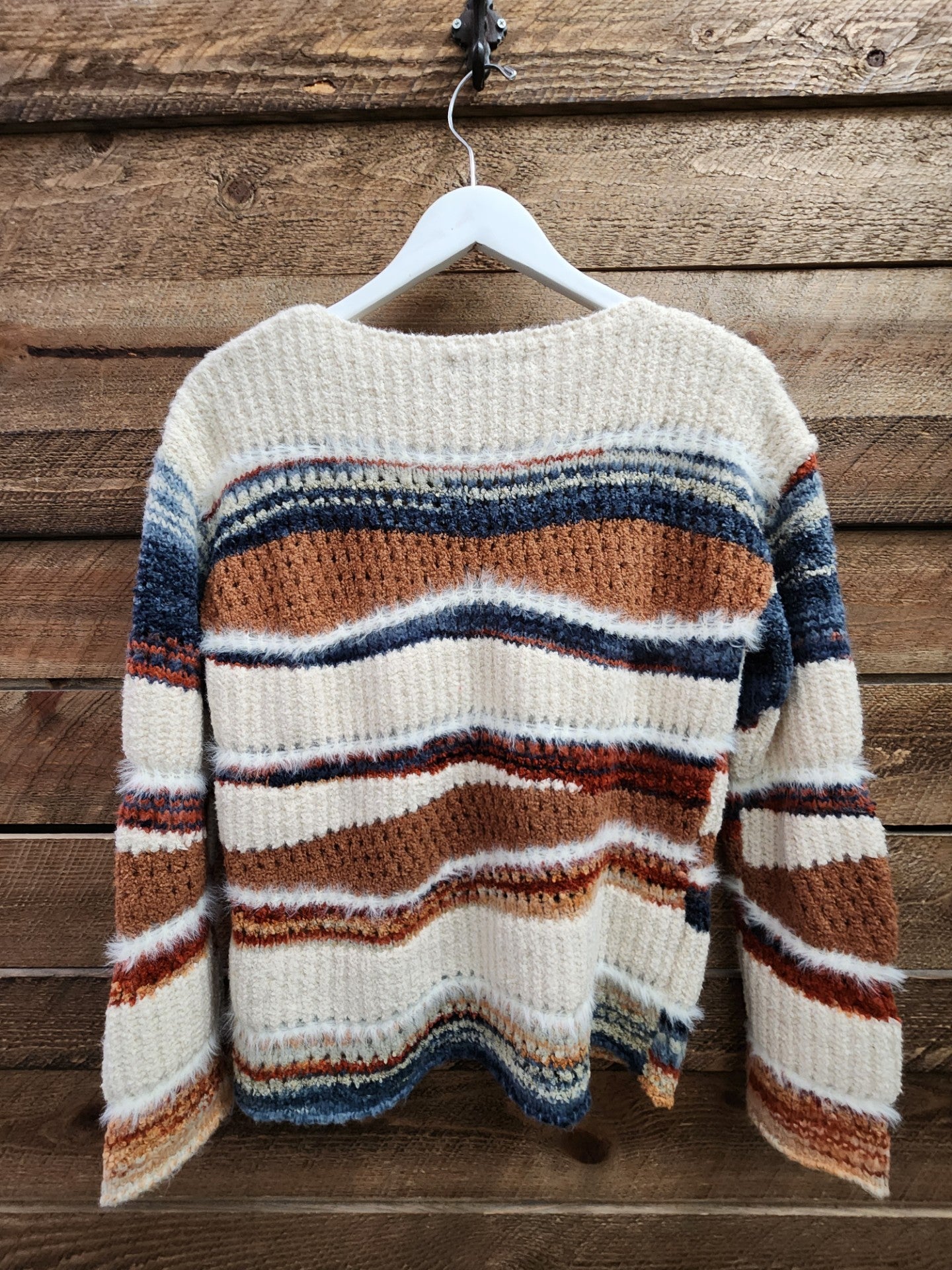 Charlie B Patch Work Sweater