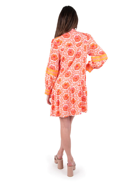 Emily McCarthy Delany Floral Print Dress