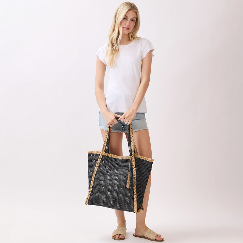 Lightweight Oversize Natural Tote Bag - 606River