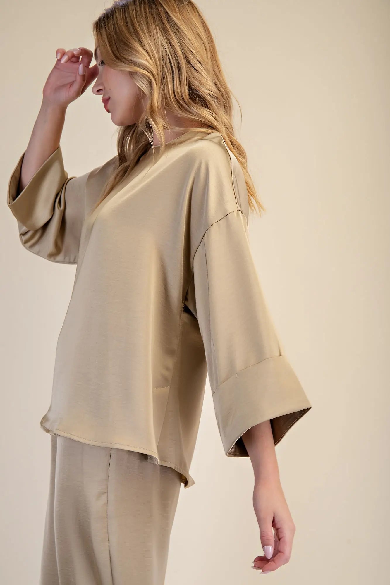 Glam Wide Sleeve Blouse