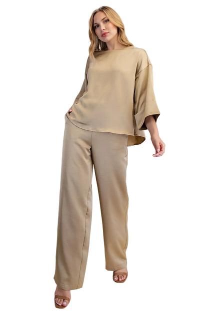 Glam Wide Sleeve Blouse