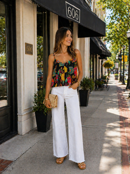 THML Navy Floral Top - 606River