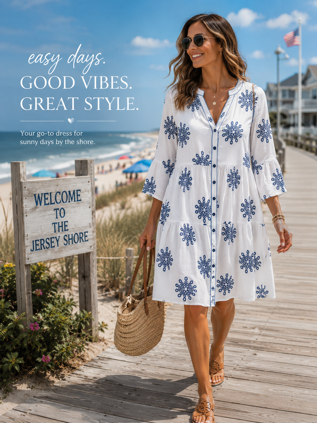 NP-42190 White Beaded Dress