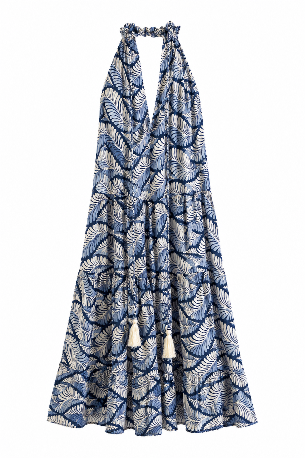 GM-1108 Blue Short Tier Dress