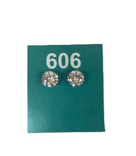 CZ Sterling Silver Stud Earring