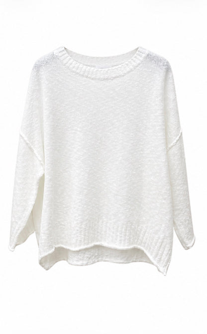 Cotton Relaxed Coastal Sweater - 606River