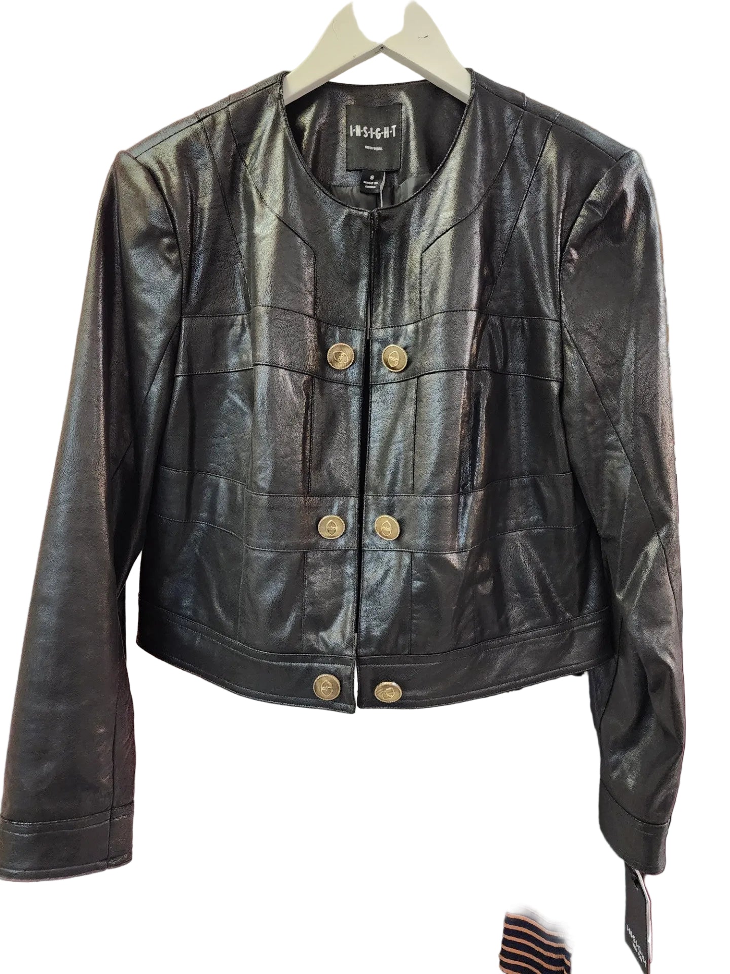 Insight Black Vegan Leather Jacket