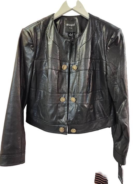 Insight Black Vegan Leather Jacket