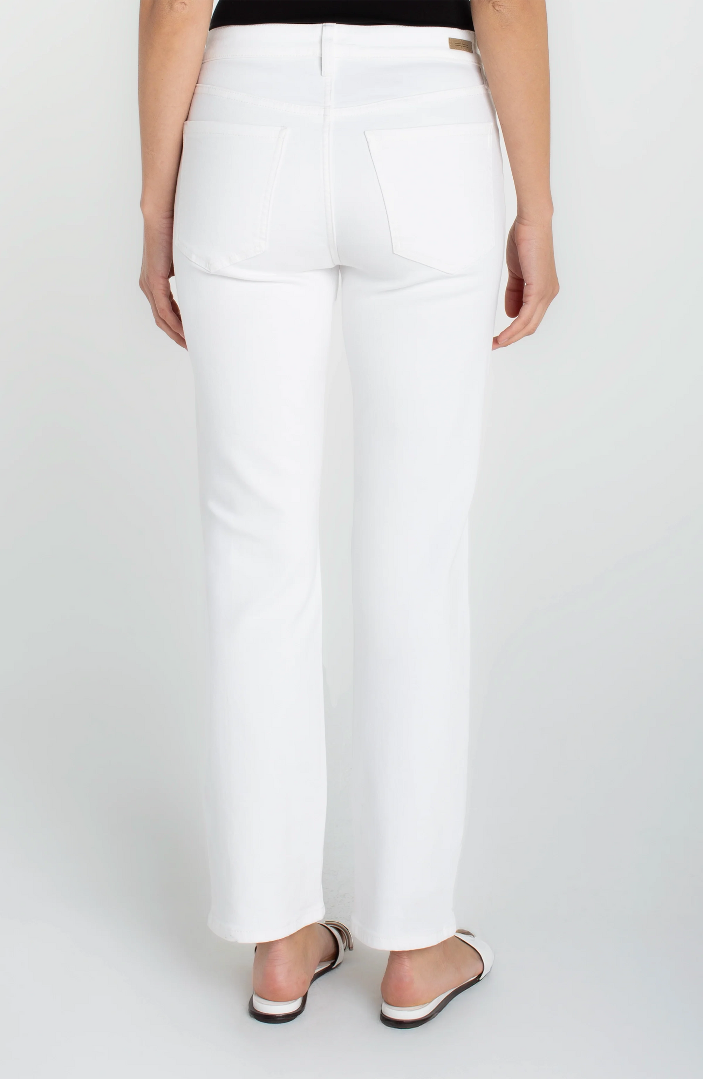 Liverpool White Kennedy Straight Jean - 606River